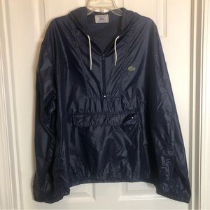 Lacoste Men's Navy Windbreaker Jacket